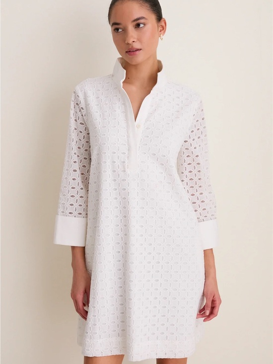 Tuckernuck Dresses & Skirts - Tuckernuck Women’s White Eyelet Megan Dress NWT XXL $198